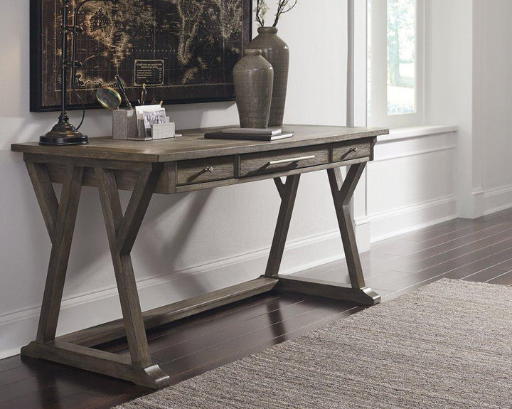 ASHLEY FURNITURE PKG008045 Home Office Desk and Storage