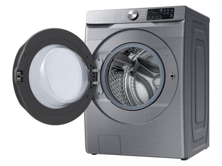 SAMSUNG WF45R6100AP 4.5 cu. ft. Front Load Washer with Steam in Platinum