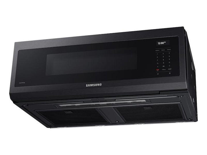 SAMSUNG ME11A7710DG 1.1 cu. ft. Smart SLIM Over-the-Range Microwave with 550 CFM Hood Ventilation, Wi-Fi & Voice Control in Black Stainless Steel