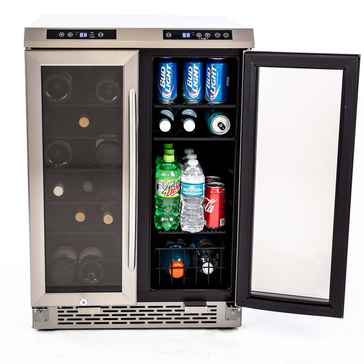 AVANTI WBV19DZ 19 Bottle / 66 Can Dual-Zone Wine & Beverage Center