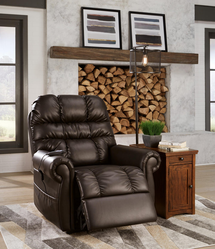 ASHLEY FURNITURE 7550812 Mopton Power Lift Recliner