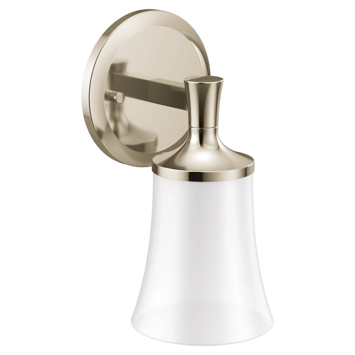 MOEN YB0361NL Flara Polished nickel one globe bath light