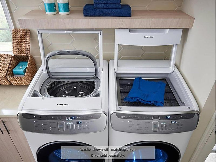 SAMSUNG WV60M9900AW 6.0 cu ft. Smart Washer with Flexwash in White
