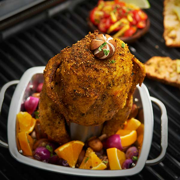BROIL KING 69133 CHICKEN ROASTER WITH PAN