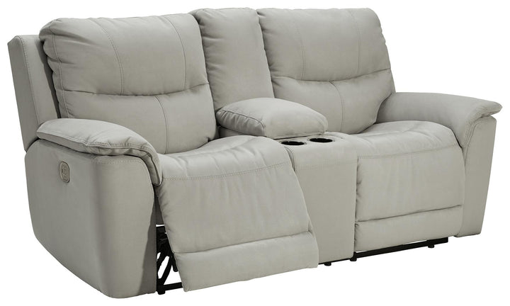 ASHLEY FURNITURE 6080618 Next-gen Gaucho Power Reclining Loveseat With Console