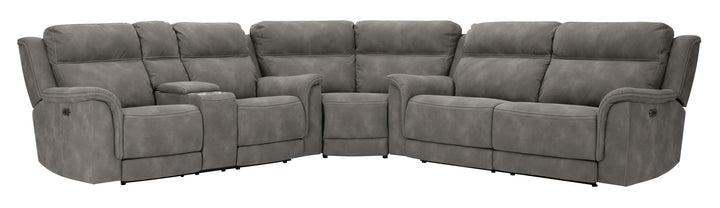 ASHLEY FURNITURE PKG008166 3-piece Sectional With Recliner