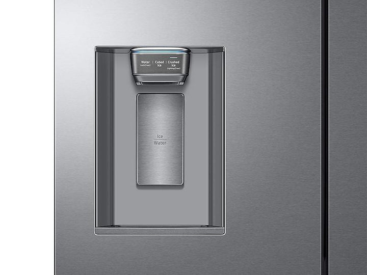 SAMSUNG RF23M8070SR 23 cu. ft. Counter Depth 4-Door French Door Refrigerator in Stainless Steel