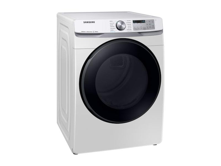 SAMSUNG DVG50R8500W 7.5 cu. ft. Smart Gas Dryer with Steam Sanitize+ in White