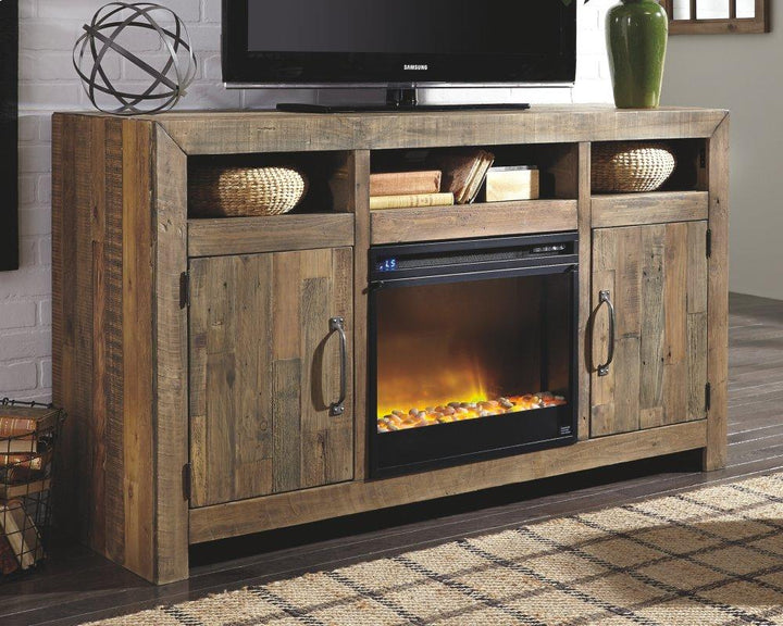 ASHLEY FURNITURE W775W1 Sommerford 62" TV Stand With Electric Fireplace