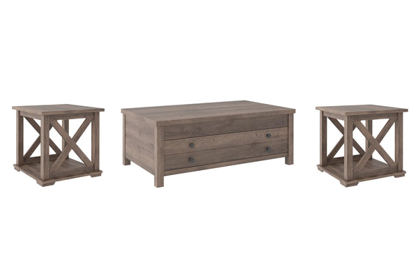 ASHLEY FURNITURE PKG007134 Coffee Table With 2 End Tables