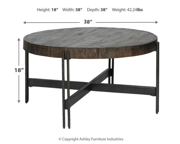 ASHLEY FURNITURE PKG007181 Coffee Table With 2 End Tables