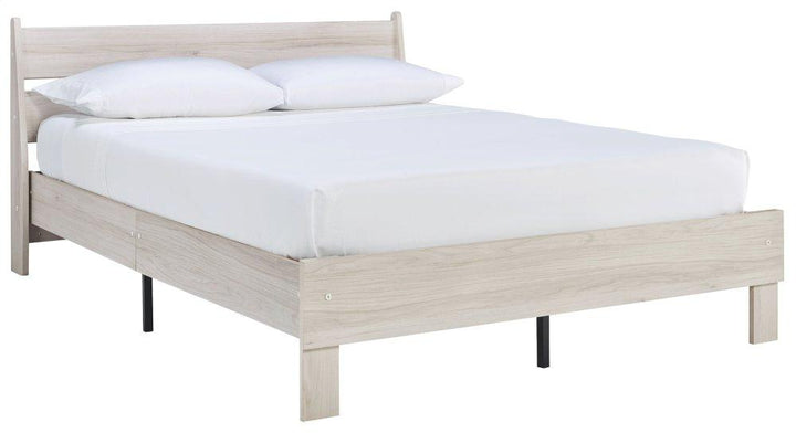 ASHLEY FURNITURE PKG009014 Queen Platform Bed With Dresser and 2 Nightstands