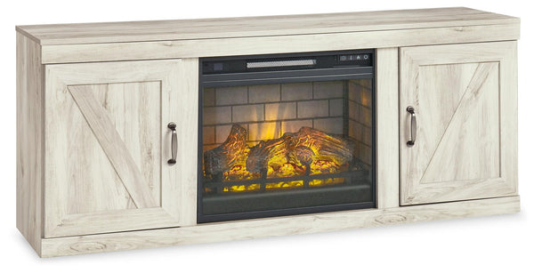 ASHLEY FURNITURE EW0331W7 Bellaby TV Stand With Electric Fireplace