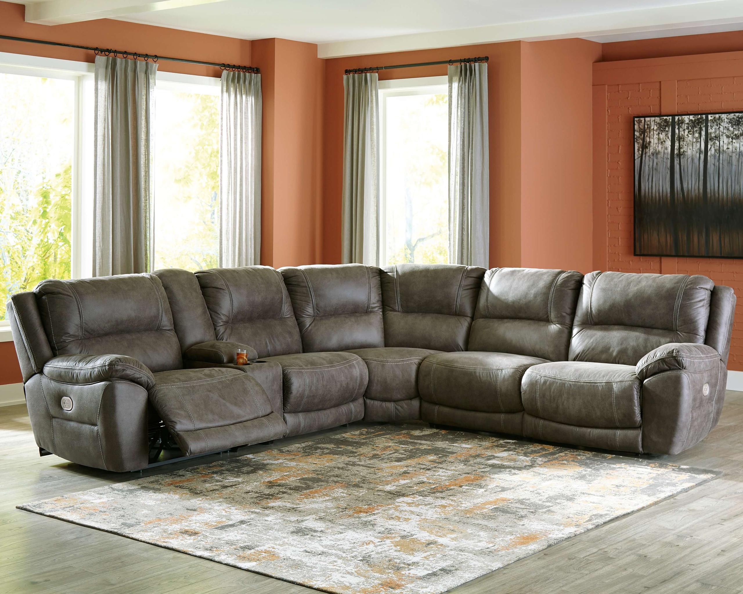 ASHLEY FURNITURE 51403S6 Cranedall 6-piece Power Reclining Sectional