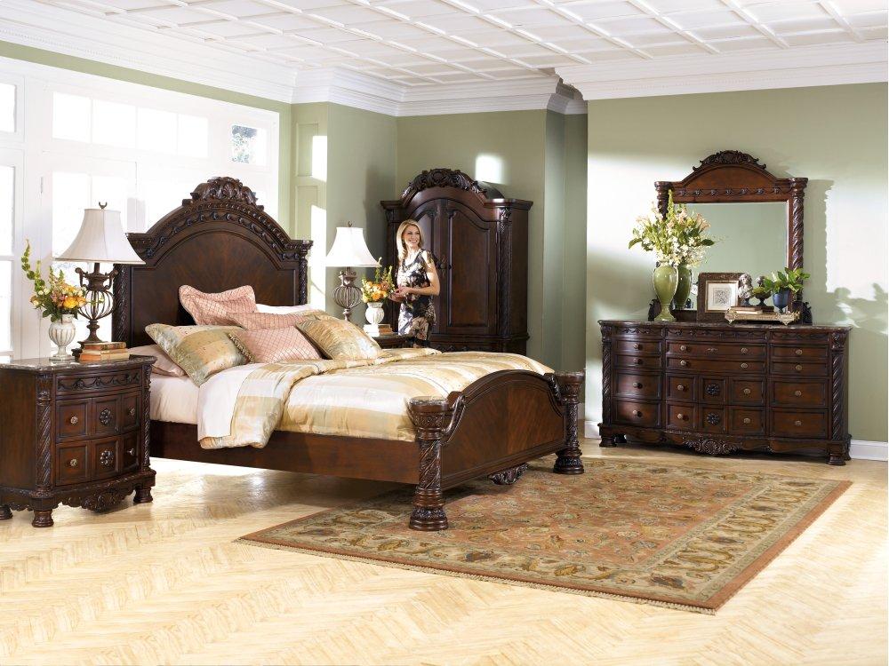 ASHLEY FURNITURE B553B36 North Shore Queen Panel Bed