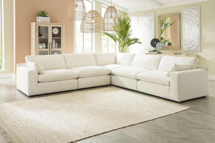 ASHLEY FURNITURE PKG013011 5-piece Sectional With Ottoman