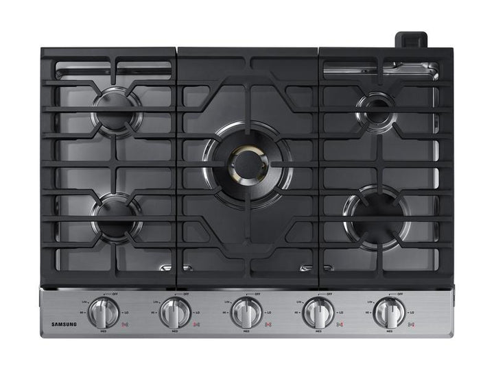 SAMSUNG NA30N7755TS 30" Smart Gas Cooktop with 22K BTU Dual Power Burner in Stainless Steel