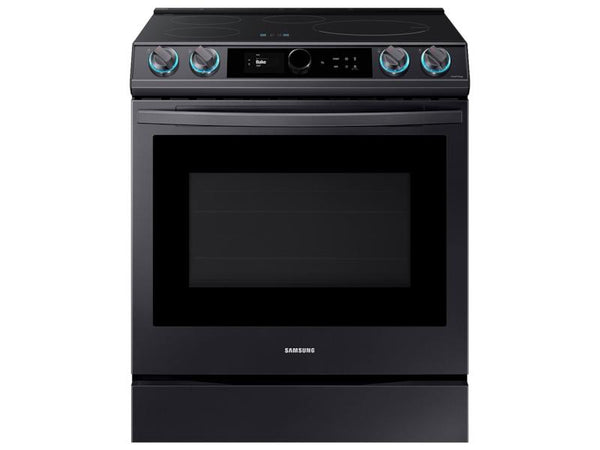 SAMSUNG NE63T8911SG 6.3 cu. ft. Smart Slide-in Induction Range with Smart Dial & Air Fry in Black Stainless Steel