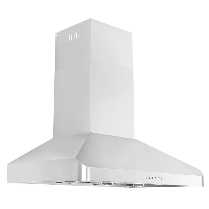 ZLINE KITCHEN AND BATH ALP100WL30 ZLINE Alpine Series Ducted Wall Mount Range Hood in Stainless Steel Size: 30 Inch