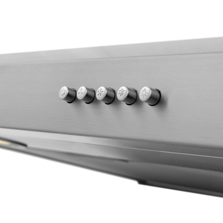 ZLINE KITCHEN AND BATH 61730 ZLINE 400 CFM Ducted Under Cabinet Range Hood in Stainless Steel - Hardwired Power