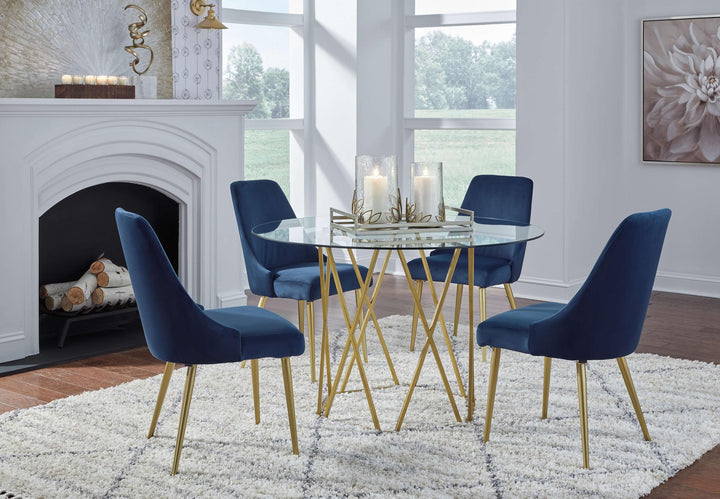 ASHLEY FURNITURE PKG012085 Dining Table and 4 Chairs