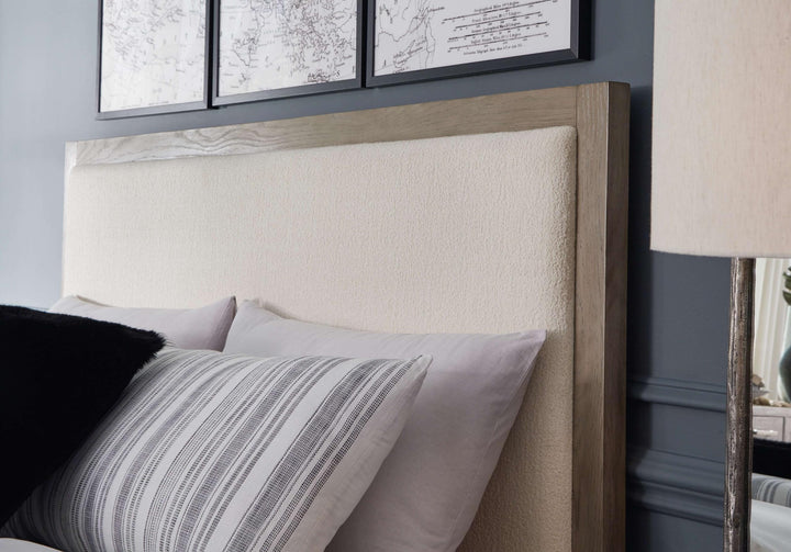 ASHLEY FURNITURE B983B6 Chrestner King Upholstered Panel Bed