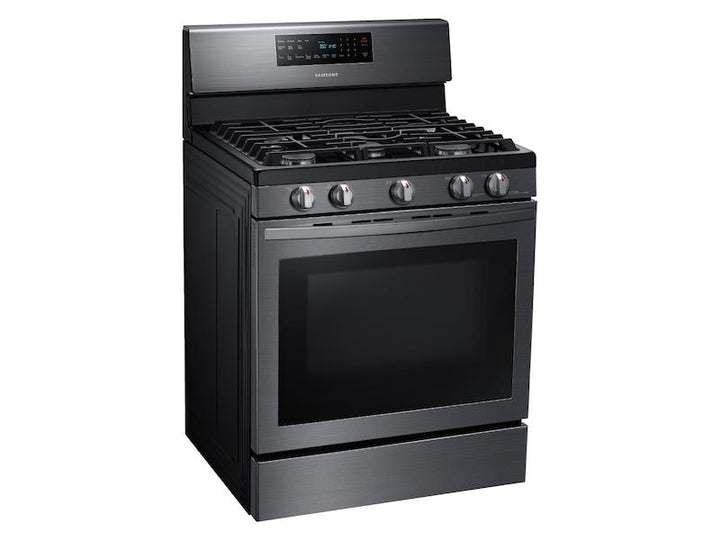 SAMSUNG NX58R5601SG 5.8 cu. ft. Freestanding Gas Range with Convection in Black Stainless Steel