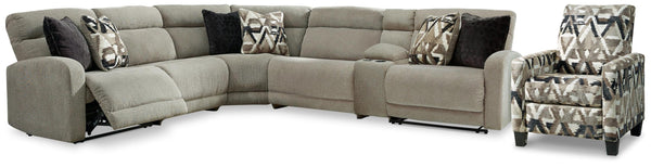 ASHLEY FURNITURE PKG008164 6-piece Sectional With Recliner