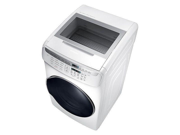 SAMSUNG DVE55M9600W 7.5 cu. ft. Smart Electric Dryer with FlexDry TM in White