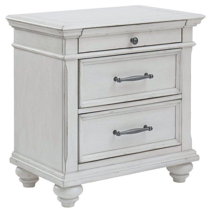 ASHLEY FURNITURE PKG007937 Queen Panel Bed With Mirrored Dresser and 2 Nightstands