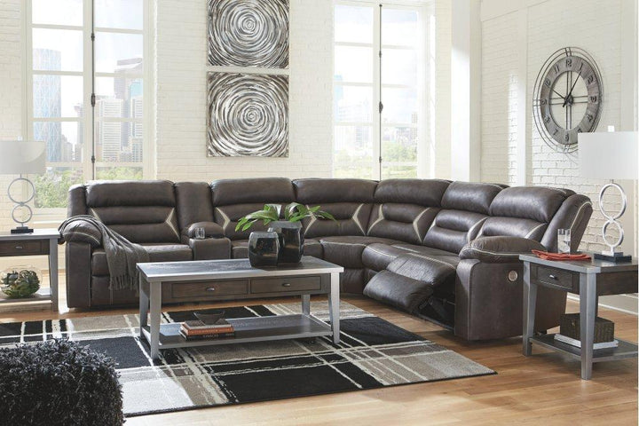 ASHLEY FURNITURE PKG000834 4-piece Sectional With Recliner