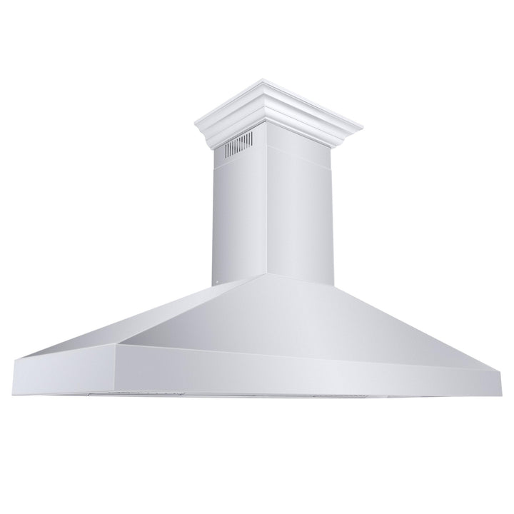 ZLINE KITCHEN AND BATH 597CRN30 ZLINE Professional Convertible Vent Wall Mount Range Hood in Stainless Steel with Crown Molding Size: 30 Inch