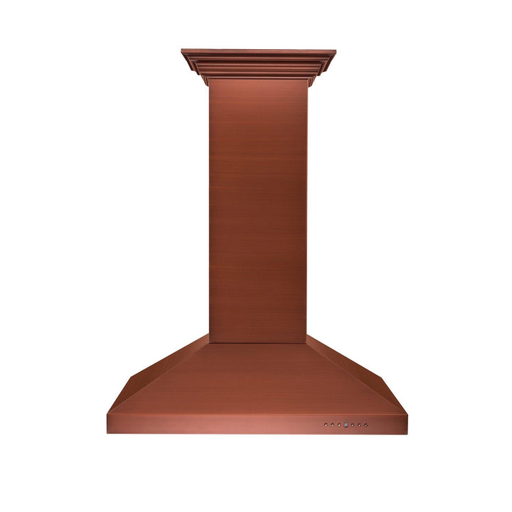 ZLINE KITCHEN AND BATH 8KL3IC36 ZLINE 36" Designer Series Copper Island Mount Range Hood