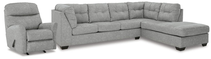 ASHLEY FURNITURE PKG011017 2-piece Sectional With Recliner