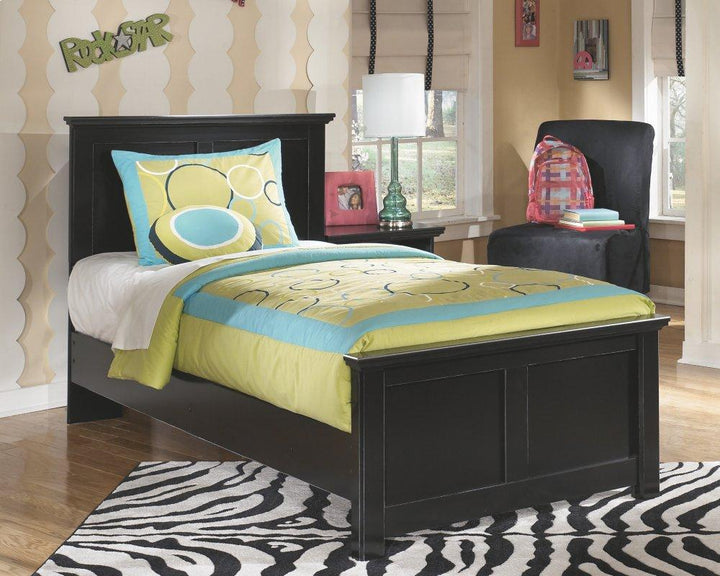 ASHLEY FURNITURE PKG002717 Twin Panel Bed With Mirrored Dresser and 2 Nightstands
