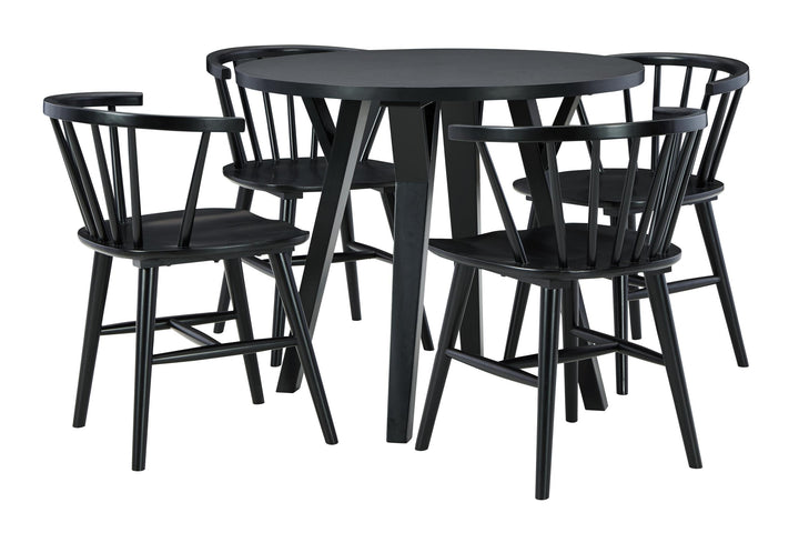 ASHLEY FURNITURE PKG010475 Dining Table and 4 Chairs