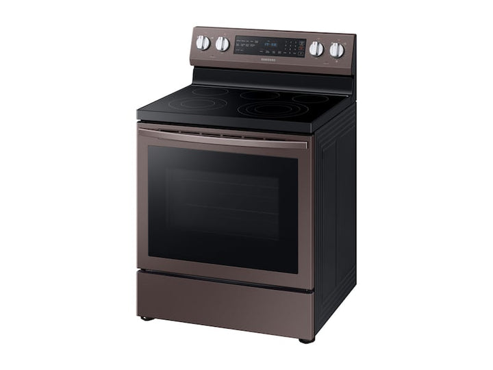 SAMSUNG NE59R6631ST 5.9 cu. ft. Freestanding Electric Range with True Convection in Tuscan Stainless Steel