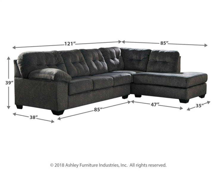 ASHLEY FURNITURE 70509U2 Accrington 2-piece Sectional With Ottoman