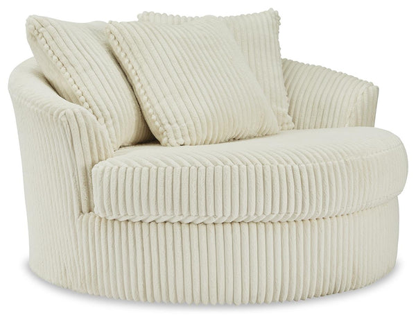 ASHLEY FURNITURE 2110421 Lindyn Oversized Swivel Accent Chair