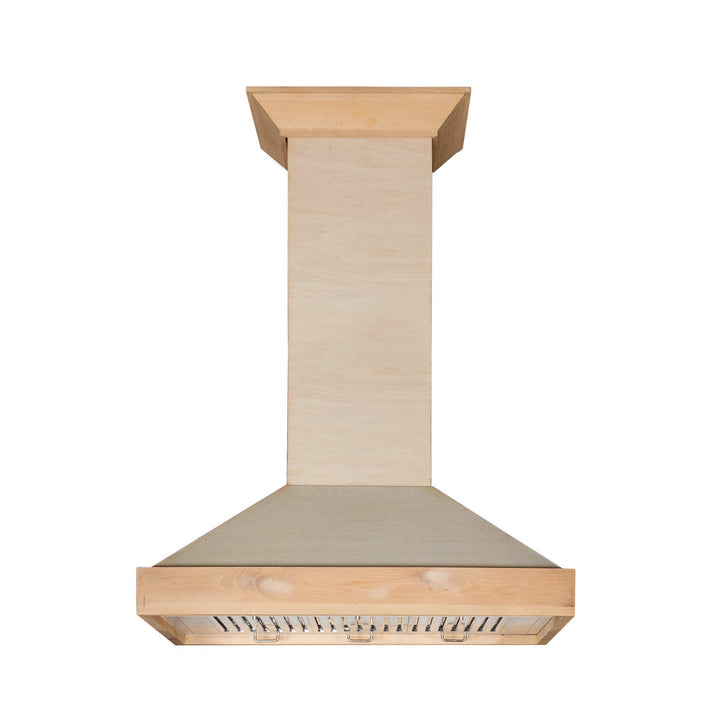 ZLINE KITCHEN AND BATH KBUF30 ZLINE Ducted Unfinished Wooden Wall Mount Range Hood Size: 30 Inch