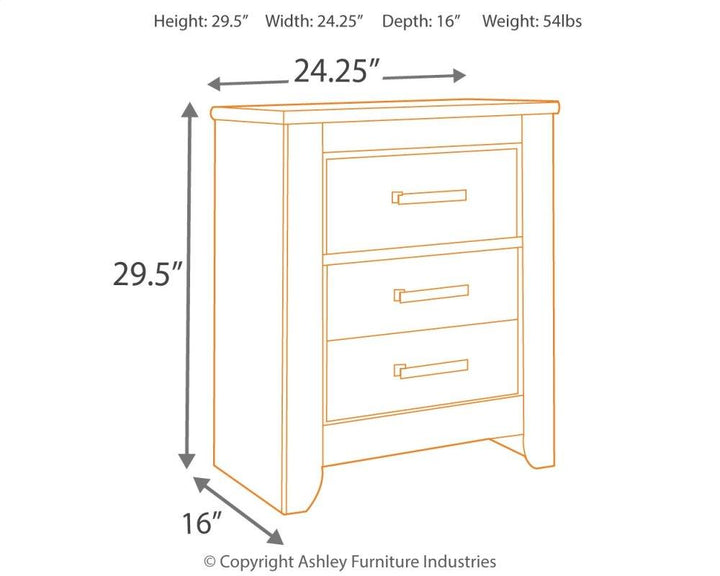 ASHLEY FURNITURE PKG003981 King Panel Bed With Mirrored Dresser, Chest and 2 Nightstands