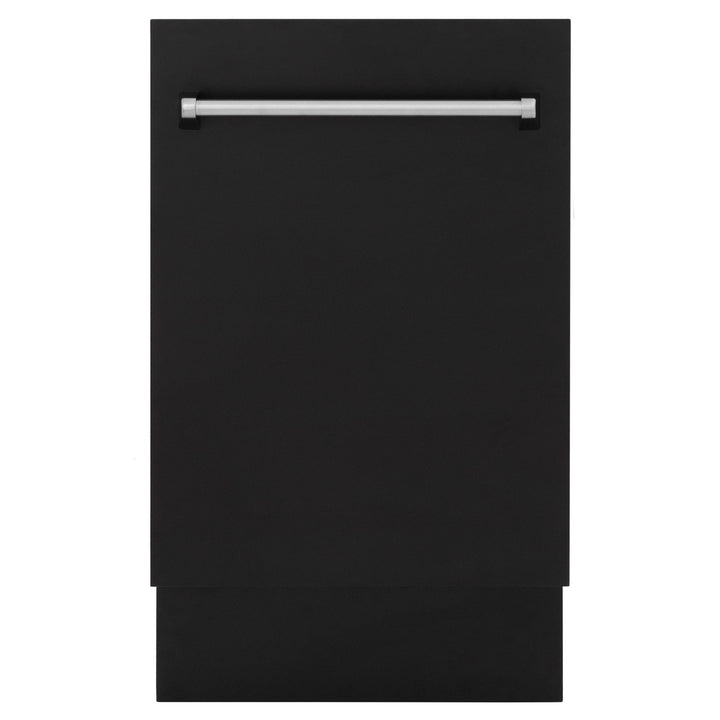 ZLINE KITCHEN AND BATH DWV30418 ZLINE 18" Tallac Series 3rd Rack Top Control Dishwasher with Traditional Handle, 51dBa Color: 304 Stainless