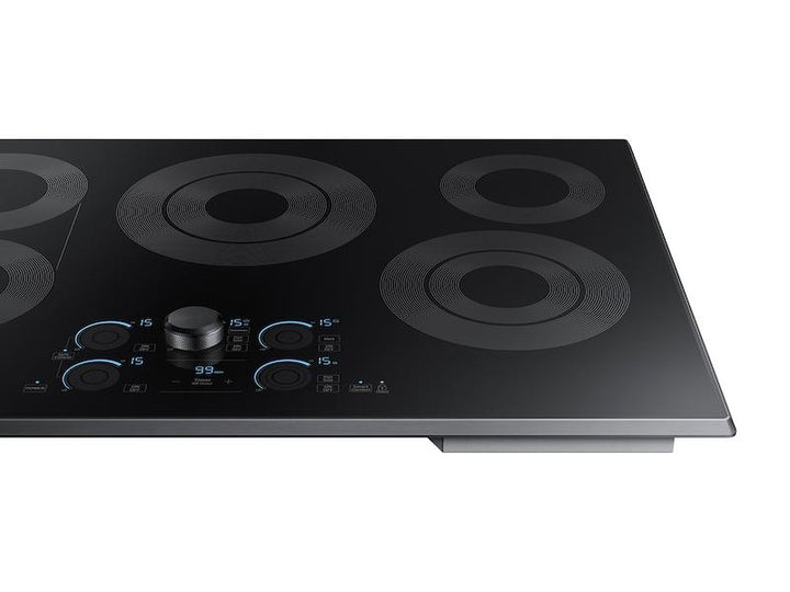 SAMSUNG NZ30K7570RG 30" Smart Electric Cooktop with Sync Elements in Black Stainless Steel