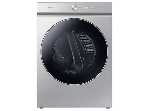 SAMSUNG DVE53BB8900TA3 Bespoke 7.6 cu. ft. Ultra Capacity Electric Dryer with AI Optimal Dry and Super Speed Dry in Silver Steel