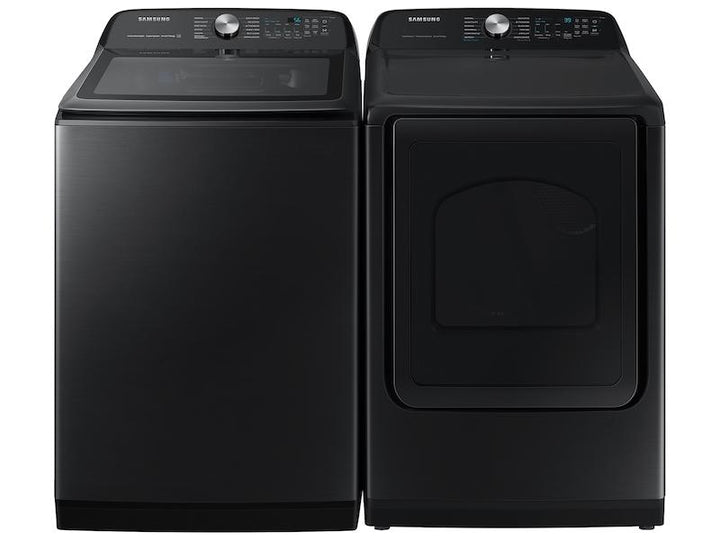 SAMSUNG WA52A5500AV 5.2 cu. ft. Large Capacity Smart Top Load Washer with Super Speed Wash in Brushed Black