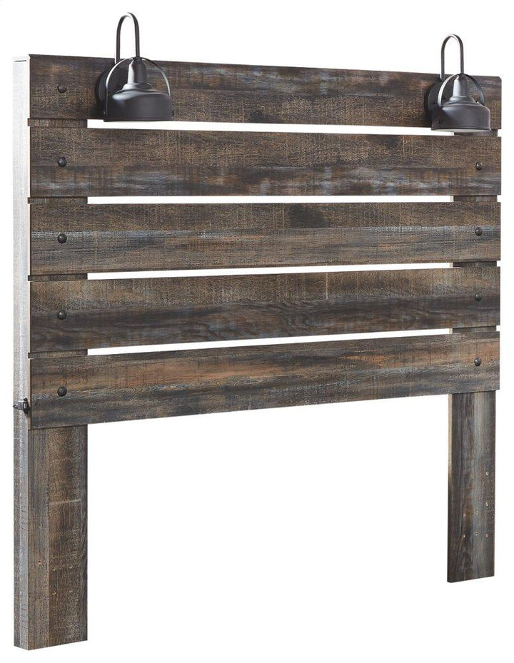 ASHLEY FURNITURE PKG007515 Queen Panel Headboard With Mirrored Dresser and Chest