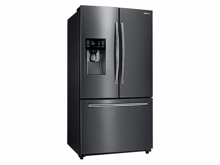 SAMSUNG RF263BEAESG 25 cu. ft. French Door Refrigerator with External Water & Ice Dispenser in Black Stainless Steel