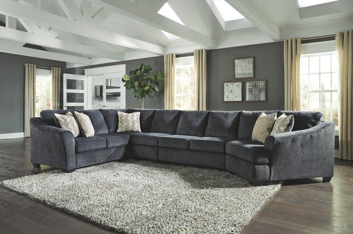 ASHLEY FURNITURE 41303S2 Eltmann 4-piece Sectional With Cuddler