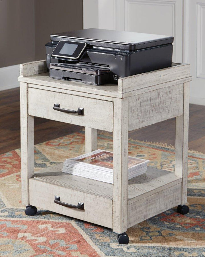 ASHLEY FURNITURE PKG008042 Home Office Desk and Storage