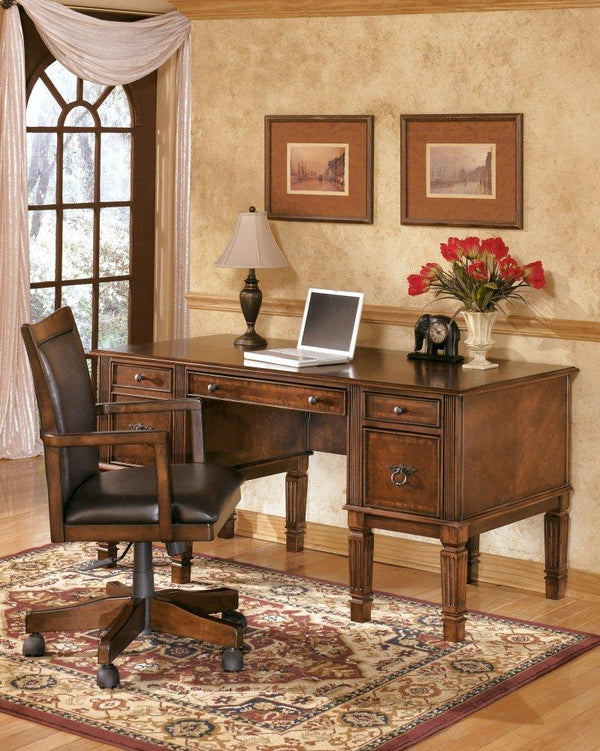 ASHLEY FURNITURE PKG008058 Home Office Desk With Chair